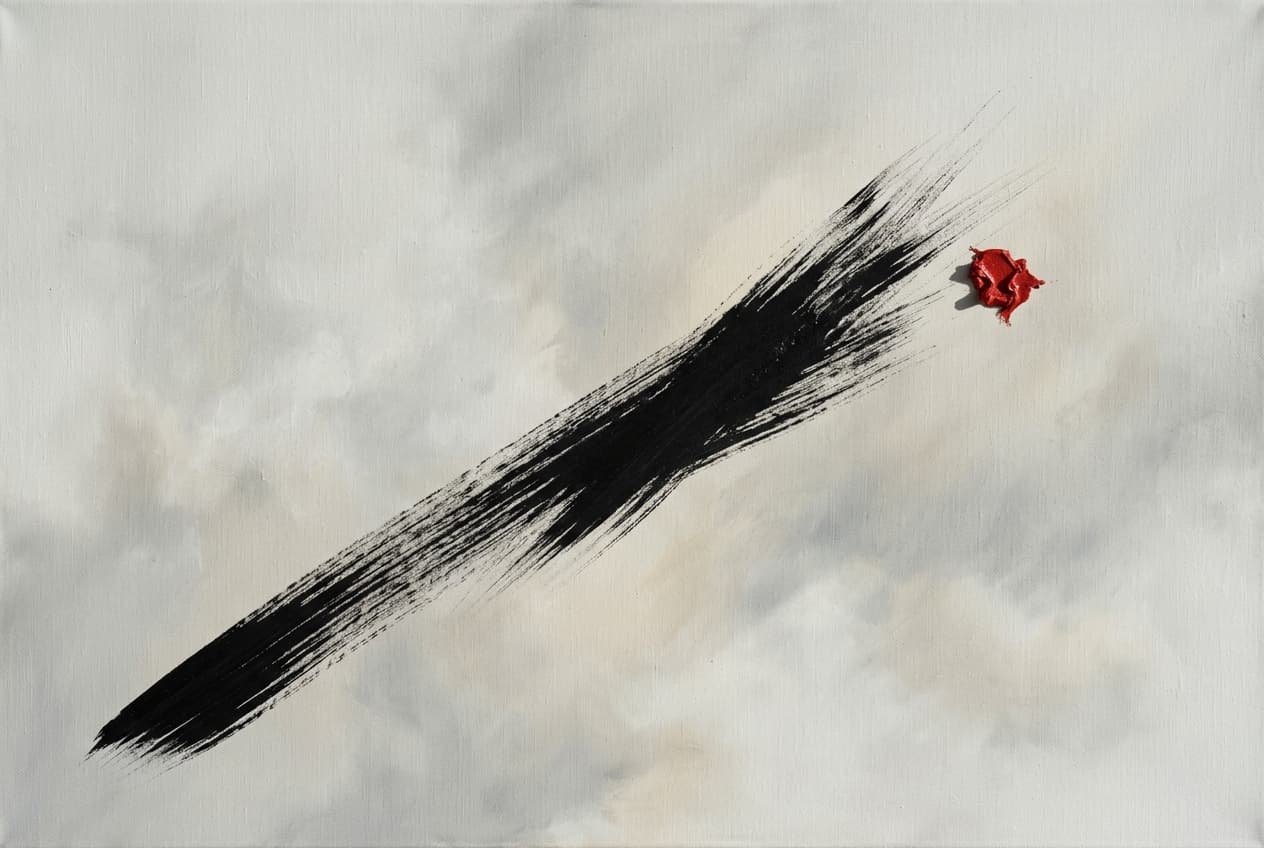 Abriss — Öl auf Leinwand, 80 × 120 cm, 2024