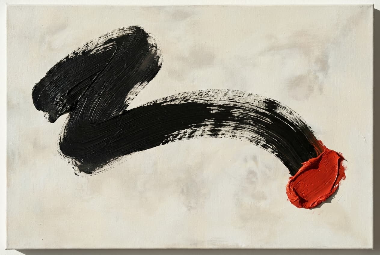 Setzung — Öl auf Leinwand, 80 × 120 cm, 2023