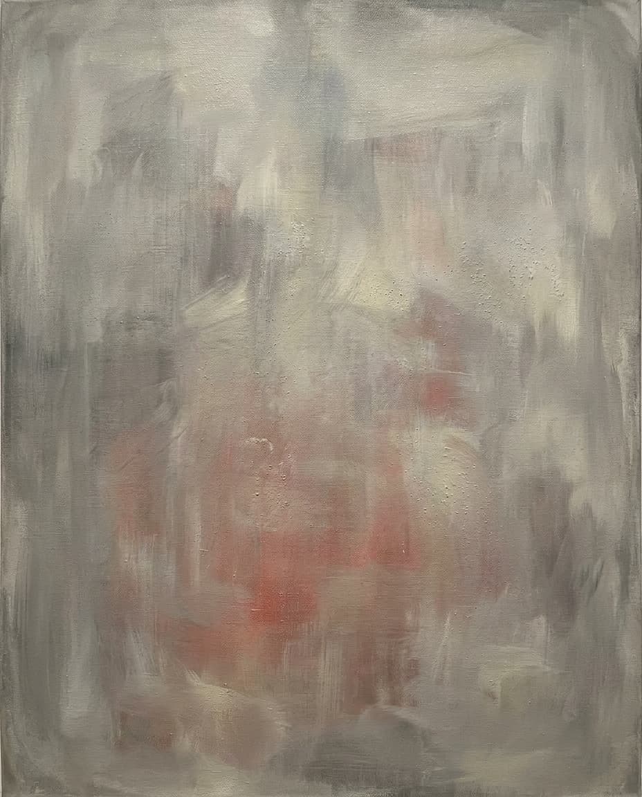 Nachhall — Öl, Lasur auf Leinwand, 100 × 80 cm, 2021